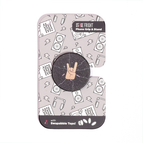 black rock on phone grip popsocket in packaging