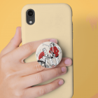 keyboard saxophone phone grip popsocket mockup