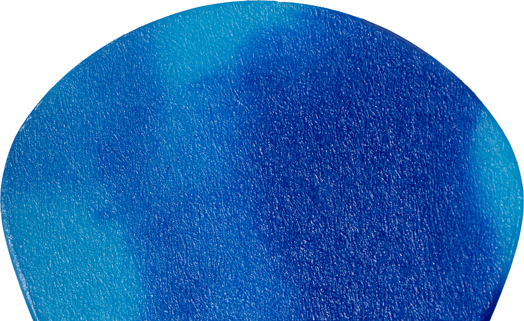 closeup of reshaycled guitar pick texture